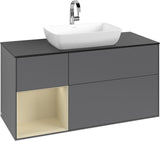 Villeroy & Boch Finion Waschtischunterschrank 1200 mm Glossy White Lacquer mit Beleuchtung