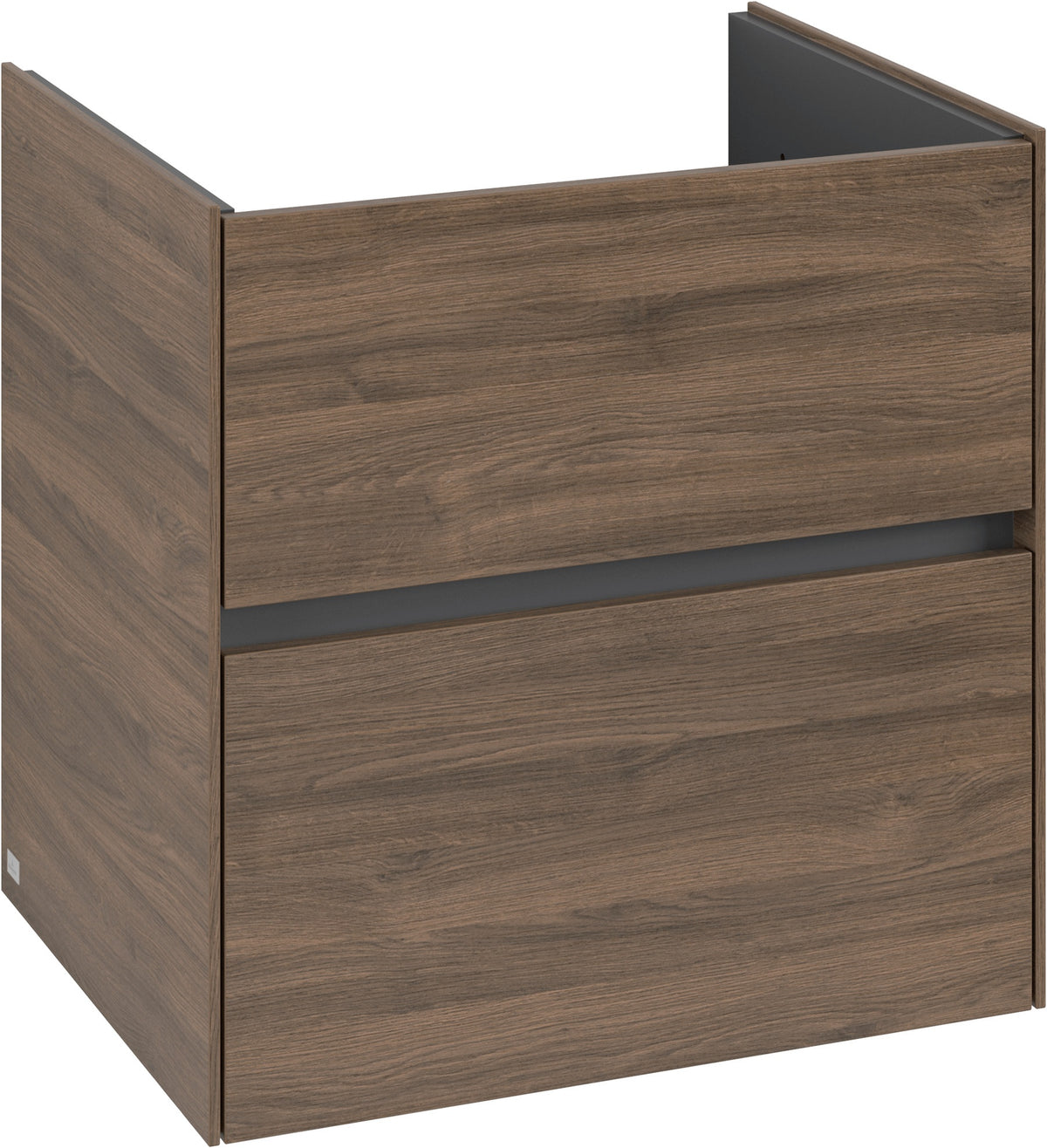 Villeroy & Boch Collaro Waschtischunterschrank 611 mm White Matt – 2 Auszüge, Push-Open