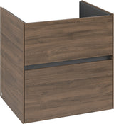 Villeroy & Boch Collaro Waschtischunterschrank 611 mm White Matt – 2 Auszüge, Push-Open