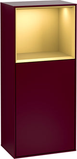 Villeroy & Boch Finion Seitenschrank G510GF, 418 mm, Glossy White Lacquer, mit Beleuchtung