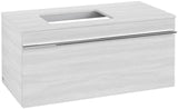 Villeroy & Boch Venticello Waschtischunterschrank Glossy White 957 mm, Auszug links