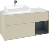 Villeroy & Boch Waschtischunterschrank Finion F401G 1200 mm Glossy White Lacquer mit Beleuchtung