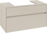 Villeroy & Boch Waschbeckenunterschrank Collaro C019 B0 1000 mm Cashmere Grey mit Beleuchtung