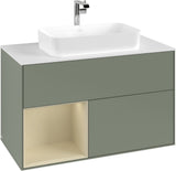 Villeroy & Boch Waschtischunterschrank Finion G241GF Glossy White Lacquer 1000 mm mit Beleuchtung