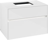 Villeroy & Boch Waschtischunterschrank Collaro C124 B0 800 mm Glossy White mit Beleuchtung