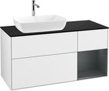Villeroy & Boch Finion Waschtischunterschrank 1200 mm Glossy White mit Beleuchtung und SoftClosing