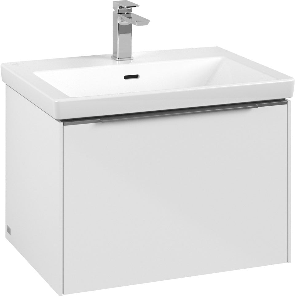 Villeroy & Boch Subway 3.0 Waschtischunterschrank C57500, 622 mm, Brilliant White, mit SoftClosing-Auszug