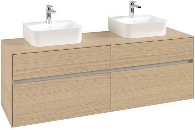 Villeroy & Boch Waschbeckenunterschrank Collaro C10700 1600 mm Nordic Oak mit 4 Auszügen