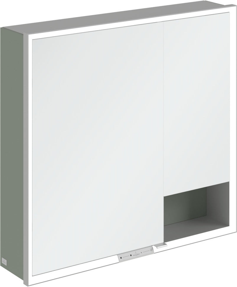 Villeroy & Boch My View+ Spiegelschrank A48180 800 mm Arizona Oak – LED, dimmbar, 2 Türen, IP44