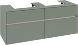 Villeroy & Boch Waschtischunterschrank Collaro C076 B0 1400 mm White Oak mit Beleuchtung und SoftClosing