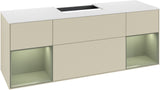 Villeroy & Boch Finion Waschtischunterschrank 1600 mm Glossy White Lacquer mit Beleuchtung