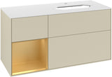Villeroy & Boch Finion Waschbeckenunterschrank 1200 mm Glossy White Lacquer mit LED-Beleuchtung