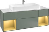 Villeroy & Boch Finion Waschtischunterschrank 1600 mm Glossy White Lacquer mit Beleuchtung