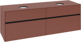 Villeroy & Boch Waschtischunterschrank Collaro C052 1600 mm White Oak – 4 Auszüge, SoftClosing, wandmontiert