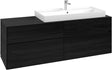 Villeroy & Boch Waschbeckenunterschrank Collaro C030 Black Oak 1600 mm mit SoftClosing