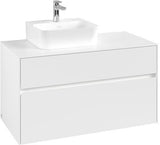 Villeroy & Boch Waschbeckenunterschrank Collaro 1000 mm White Matt mit LED-Beleuchtung