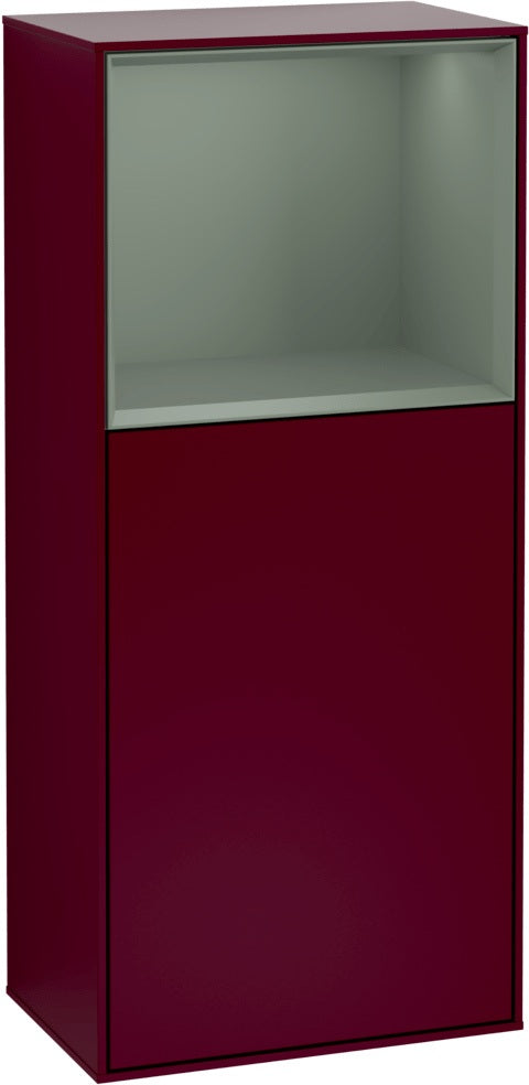 Villeroy & Boch Finion Seitenschrank G510GF, 418 mm, Glossy White Lacquer, mit Beleuchtung
