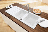 Villeroy & Boch Einbauspüle Architectura 80 338001R1 Weiß Alpin CeramicPlus 1160x510 mm