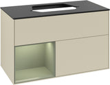 Villeroy & Boch Finion Waschtischunterschrank 1000 mm Glossy White Lacquer mit LED-Beleuchtung