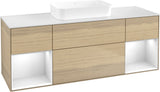Villeroy & Boch Finion Waschtischunterschrank 1600 mm Glossy White Lacquer mit Beleuchtung