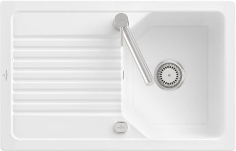 Villeroy & Boch Einbauspüle Linara 45 800x510mm Rechteck TitanCeram CeramicPlus