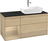Villeroy & Boch Finion Waschtischunterschrank 1200 mm Glossy White Lacquer mit Beleuchtung