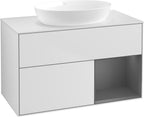 weiß / Mitteldichte Faserplatte (MDF) / FA21G K 1000x603x501mm White Matt