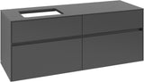 Villeroy & Boch Waschtischunterschrank Collaro C117 B0 White Oak 1400 mm mit Beleuchtung