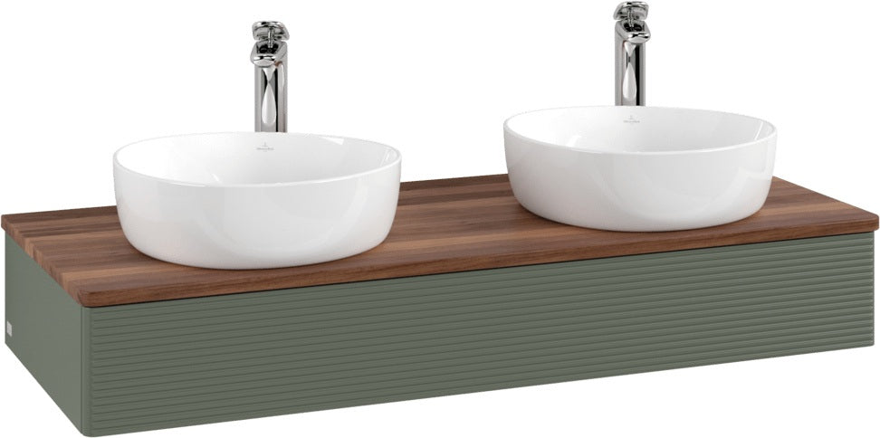 Villeroy & Boch Antao Waschtischunterschrank 1200 mm Anthracite Matt mit LED-Auszugsbeleuchtung