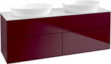 Villeroy & Boch Finion Waschtischunterschrank 1600 mm Glossy White Lacquer mit Beleuchtung