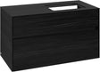 Villeroy & Boch Waschbeckenunterschrank Collaro C111 B0 1000x548x500mm Eckig Black Oak