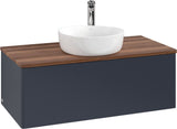 Villeroy & Boch Waschtischunterschrank Antao L31050 1000 mm Anthrazit Matt Lack mit LED-Beleuchtung