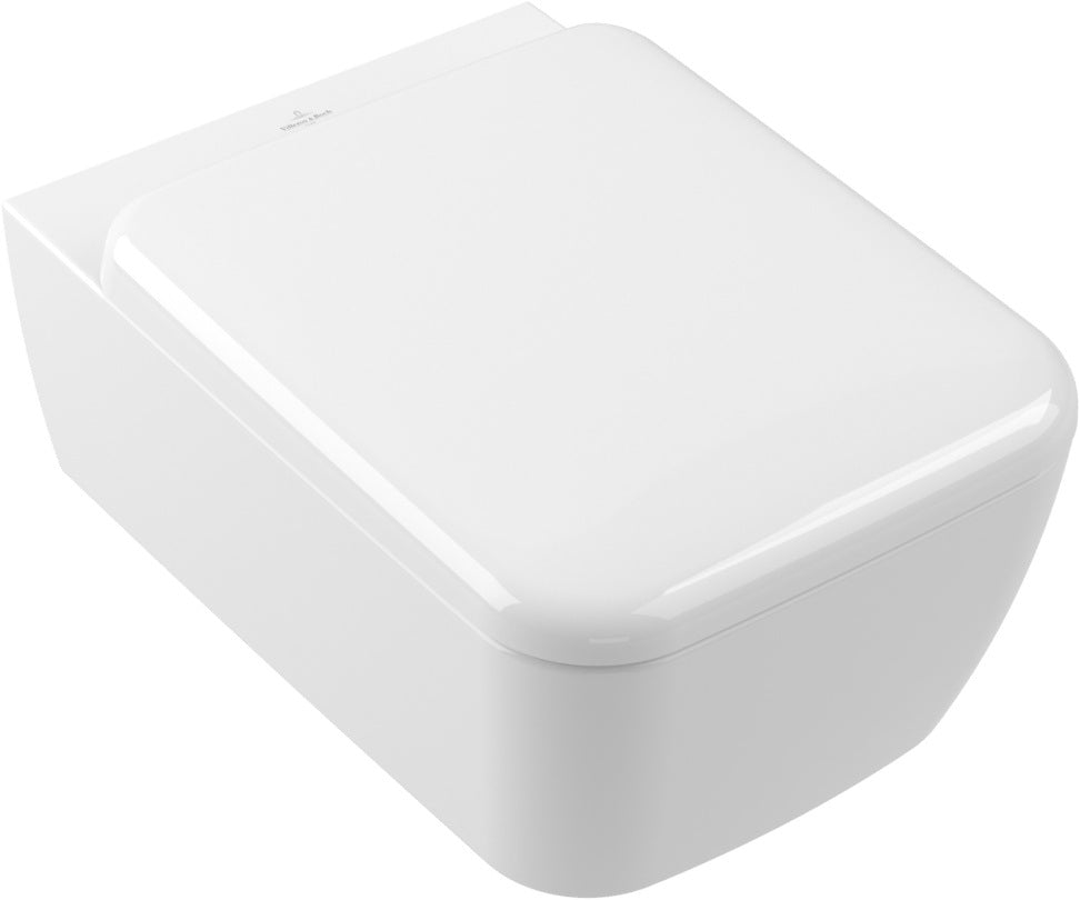 Villeroy & Boch Skyla Wand-WC Set 370x530mm spülrandlos mit SoftClosing