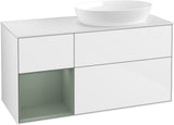 Villeroy & Boch Finion Waschtischunterschrank 1200 mm Glossy White Lacquer mit Beleuchtung