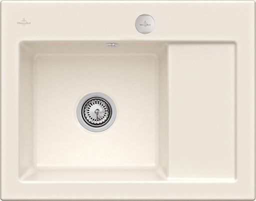 Villeroy & Boch Einbauspüle Subway 45 Compact 650x510mm Weiß Alpin CeramicPlus