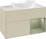 Villeroy & Boch Finion Waschtischunterschrank FA21GFGF 1000 mm Glossy White Lacquer
