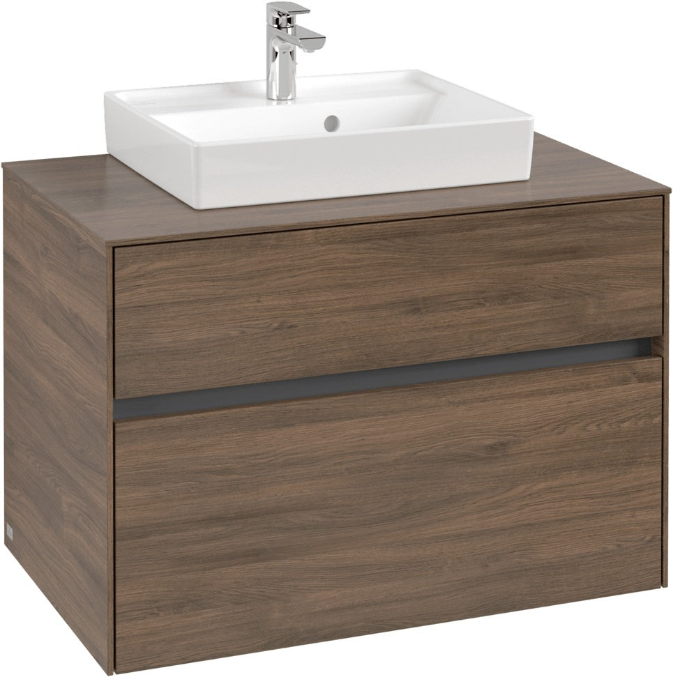 Villeroy & Boch Waschtischunterschrank Collaro C069 Arizona Oak 800 mm mit SoftClosing