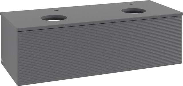 Villeroy & Boch Waschtischunterschrank Antao 1200 mm Anthracite Matt – 1 Auszug, Push-to-open