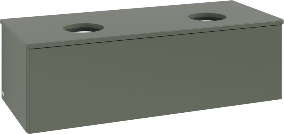 Villeroy & Boch Waschtischunterschrank Antao K35010 1200 mm Leaf Green Matt – 1 Auszug, SoftClosing, Push-to-Open