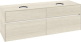 Villeroy & Boch Waschtischunterschrank Collaro C052 1600 mm White Oak – 4 Auszüge, SoftClosing, wandmontiert