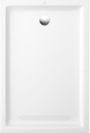 Villeroy & Boch O.novo Plus Duschwanne 900x700mm rechteckig mit Rutschhemmung Weiß Alpin