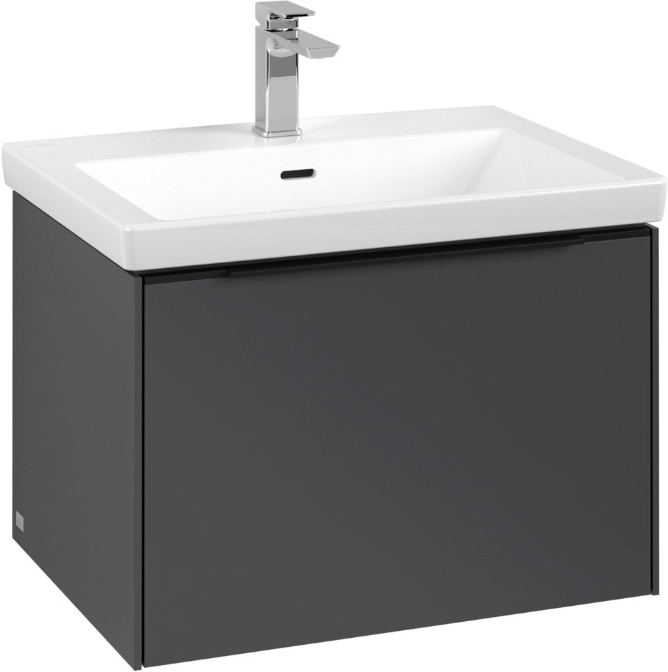 Villeroy & Boch Subway 3.0 Waschtischunterschrank C57500, 622 mm, Brilliant White, mit SoftClosing-Auszug