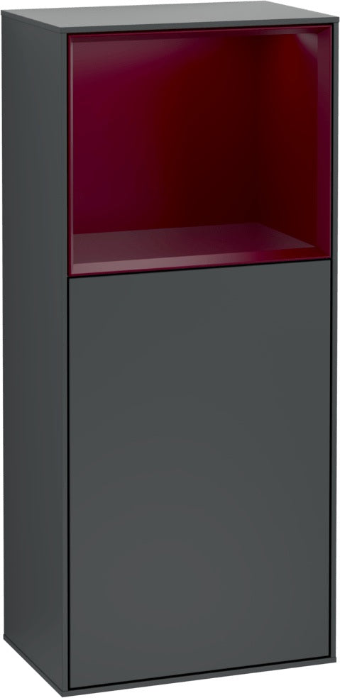 Villeroy & Boch Finion Seitenschrank G510GF, 418 mm, Glossy White Lacquer, mit Beleuchtung