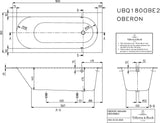 Villeroy & Boch Whirlpoolsystem Oberon Special CombiPool Invisible mit Smart Control