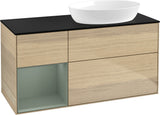 Villeroy & Boch Waschtischunterschrank Finion FA42G 1200 mm Glossy White Lacquer mit Beleuchtung