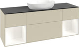 Villeroy & Boch Finion Waschtischunterschrank 1600 mm Glossy White Lacquer mit Beleuchtung