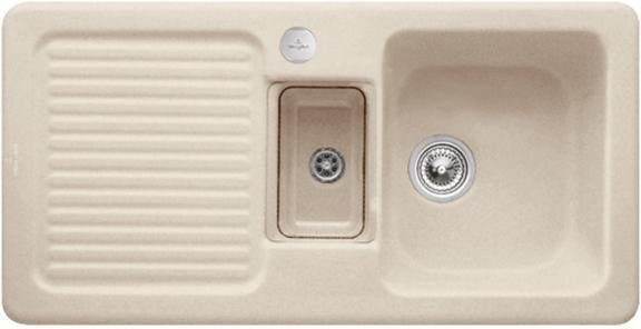 Villeroy & Boch Spüle Condor 60 Snow White 1000x510mm Keramik mit CeramicPlus und Handbetätigung