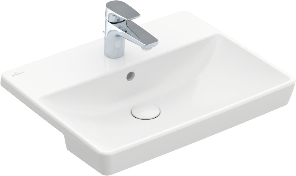 Villeroy & Boch Vorbauwaschbecken Avento 4A0655 550x440x145 mm Rechteck Weiß Alpin