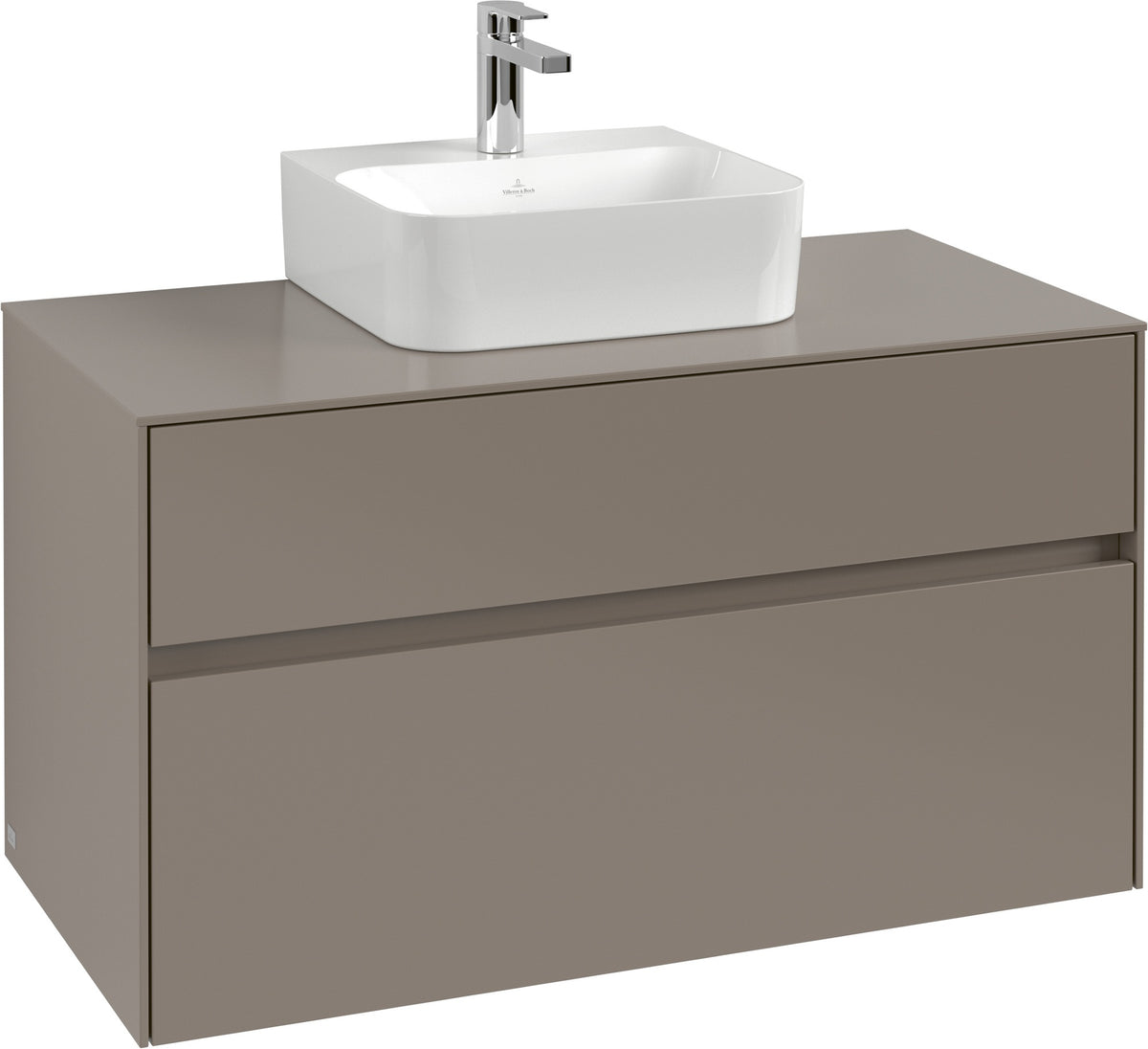 Villeroy & Boch Waschtischunterschrank Collaro 1000 mm Volcano Black mit SoftClosing