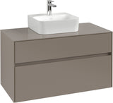 Villeroy & Boch Waschtischunterschrank Collaro 1000 mm Cashmere Grey mit Beleuchtung